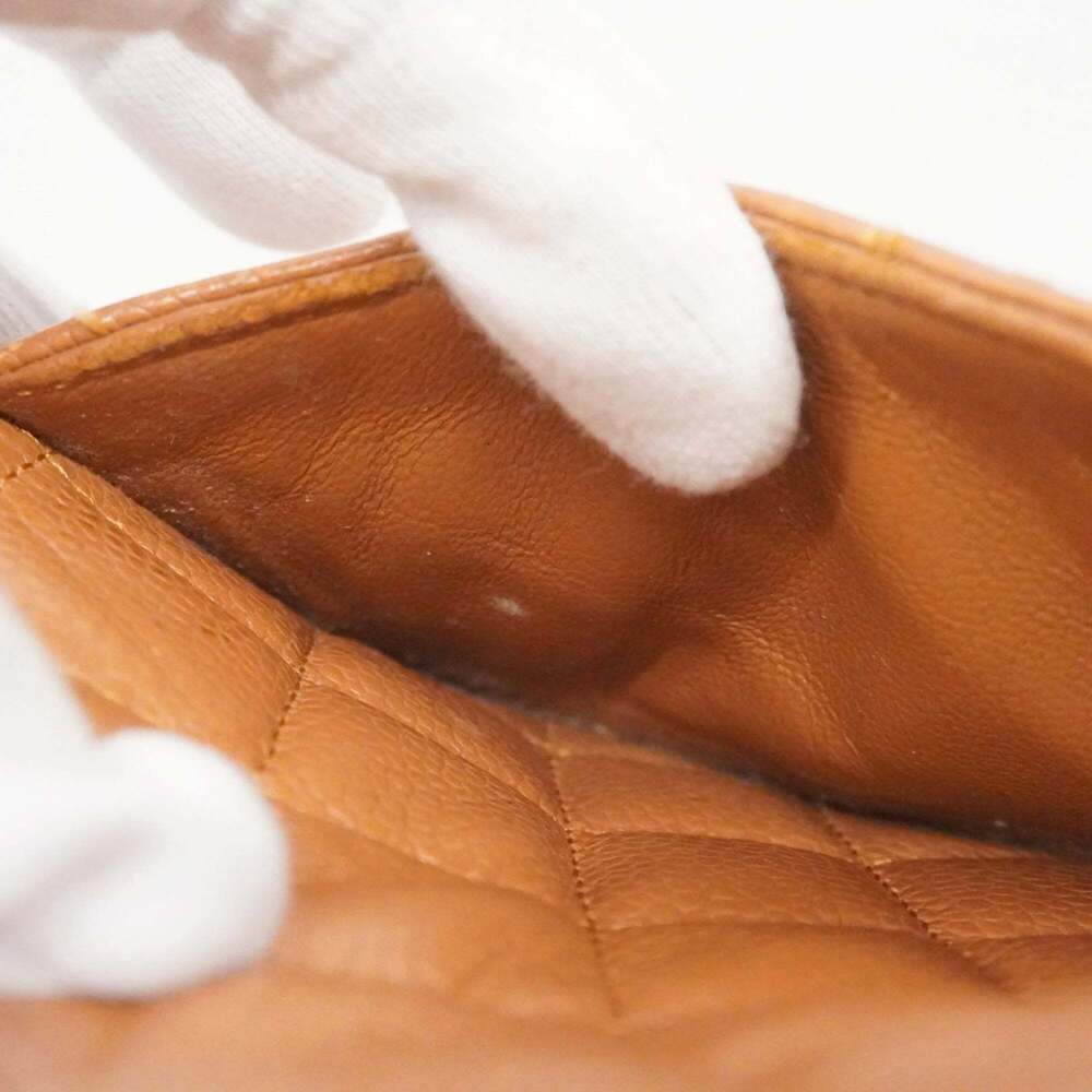 CHANEL Brown Caviar Leather Shoulder Bag - Picture 12 of 15